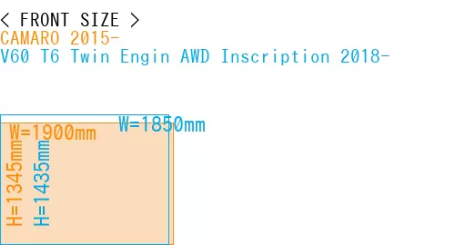 #CAMARO 2015- + V60 T6 Twin Engin AWD Inscription 2018-